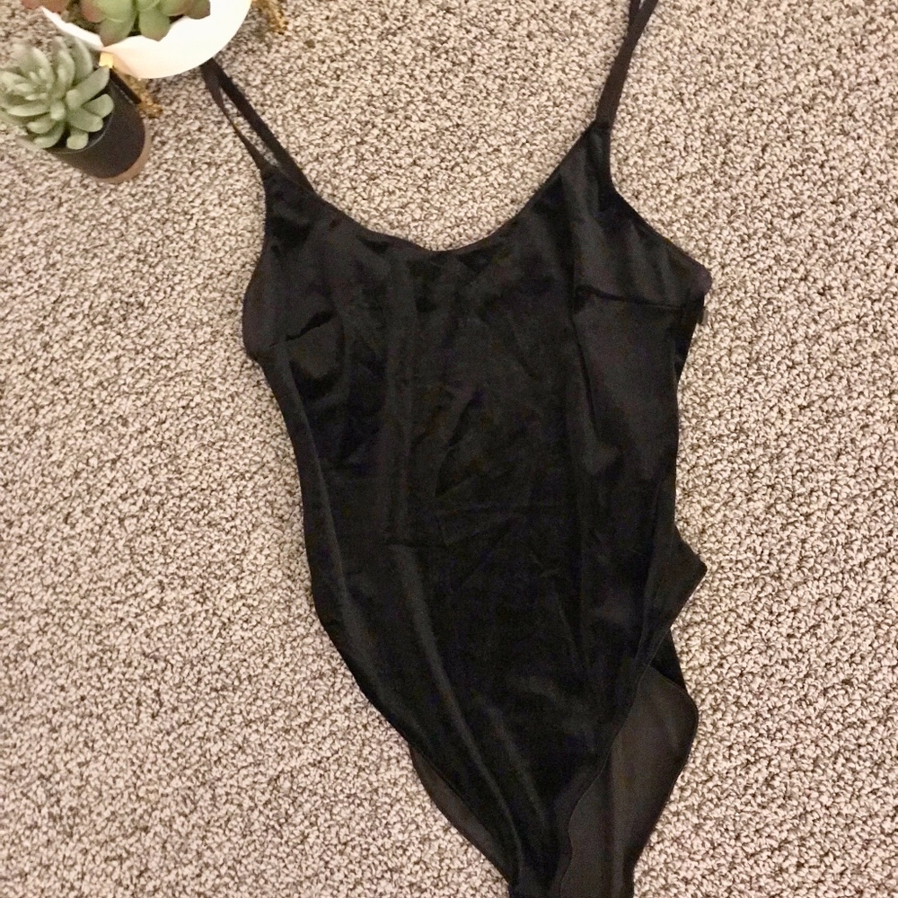 Black Velvet Bodysuit